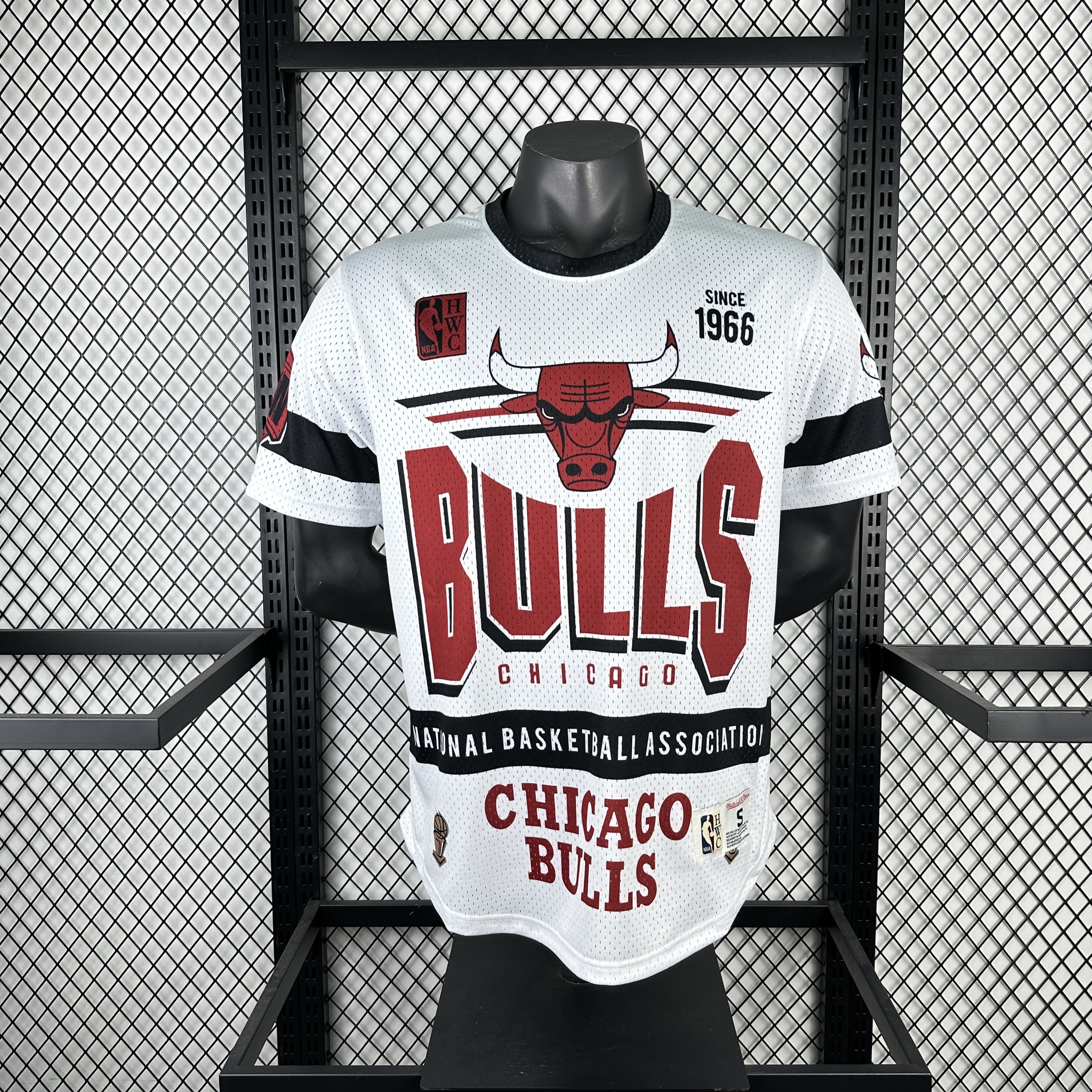 Men Chicago Bulls blank white 2025 NBA jersey
